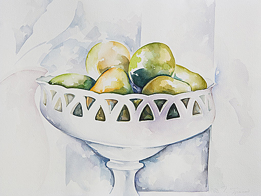 Green Pears in Compote, II